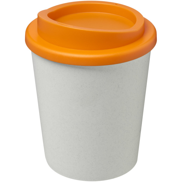 Americano® Espresso Eco 250 ml recycled tumbler - White/Orange