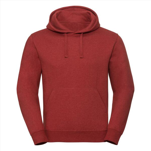 RUS Men Authentic Mel. Hooded Sweat, B. Red M, XS