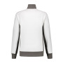 L&S Sweater Cardigan Workwear white/pg XL