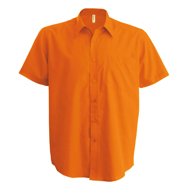 Ace - Heren overhemd korte mouwen Orange XS