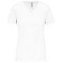 Dames-t-shirt BIO150IC V-hals White XL