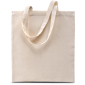 Shopper bag long handles Natural One Size