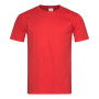 Stedman T-shirt Crewneck Classic-T Fitted SS 186c scarlet red L