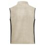 Men's Workwear Fleece Vest - STRONG - - stone/black - S