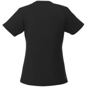Amery cool fit V-hals dames t-shirt met korte mouwen - Zwart - XS