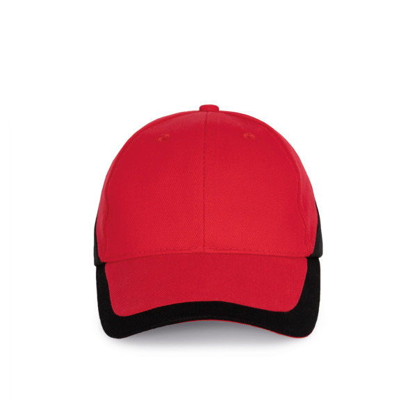 Racing - 6-Panel-Kappe Red / Black One Size