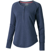 Touch dames shirt met henley kraag en lange mouwen Touch dames shirt met henley kraag en lange mouwen