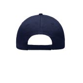 MB6501 6 Panel Piping Cap navy/rood one size