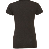Women's Triblend Short Sleeve Tee Charcoal Black Triblend XL