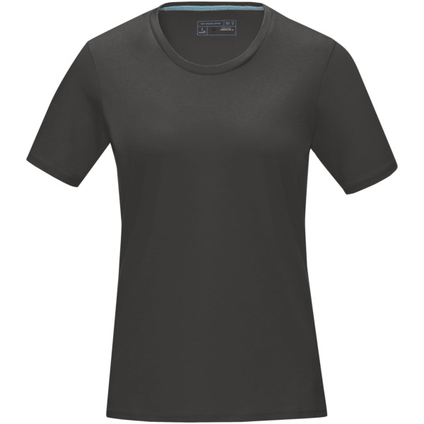 Azurite short sleeve women’s GOTS organic t-shirt - Storm grey - XS