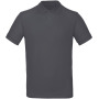 Men's organic polo shirt Dark Grey S