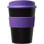 Americano® Medio 300 ml beker met grip - Zwart/Paars