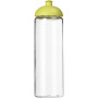 H2O Active® Vibe 850 ml dome lid sport bottle - Transparent/Lime