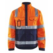 High Vis Oranje/Marineblauw