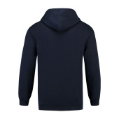 L&S Sweater Hooded Cardigan navy L
