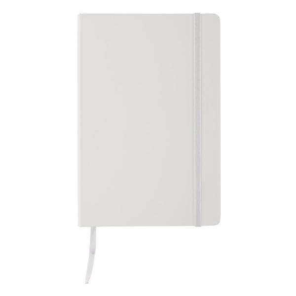 Deluxe hardcover A5 notebook, white