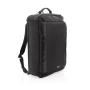 Swiss peak convertible travel backpack PVC free, black