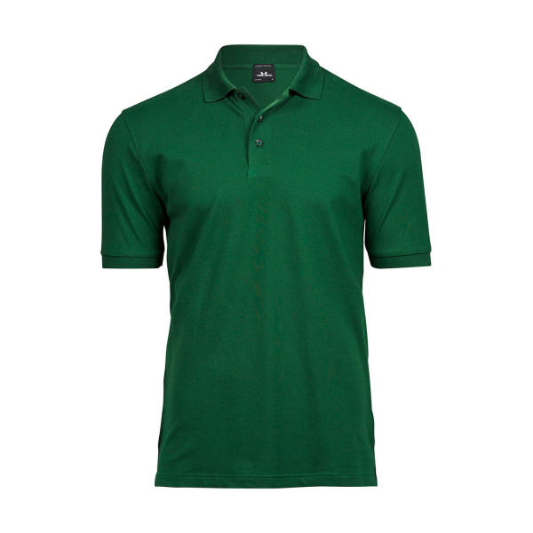 Luxury Stretch Polo - Forest Green