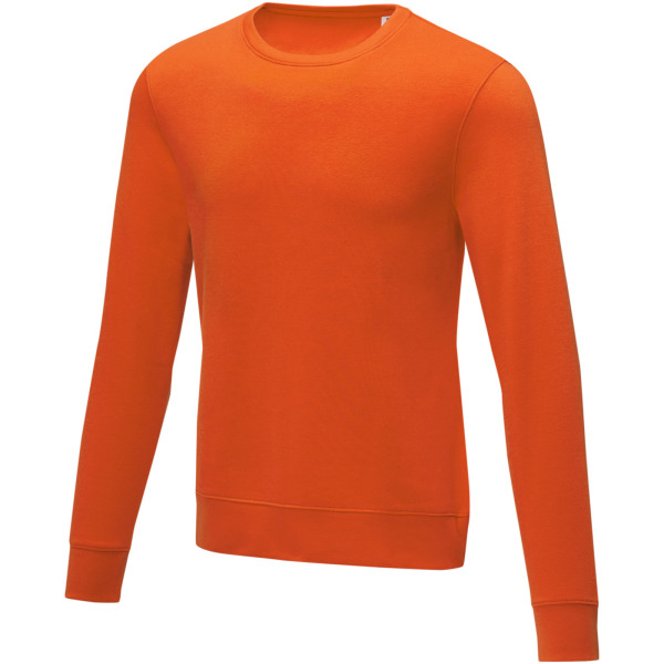 Zenon men’s crewneck sweater - Orange - 3XL