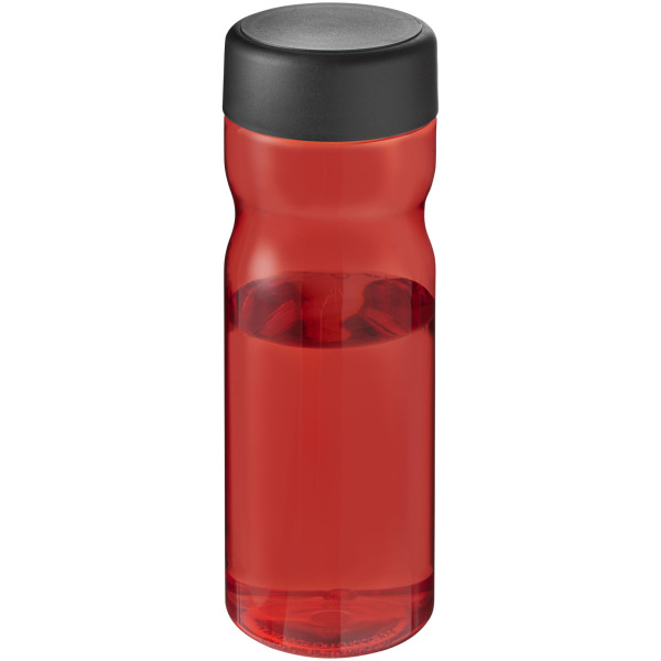 H2O Active® Base Tritan™ 650 ml screw cap water bottle - Red/Solid black