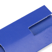 Aischa pennenhoes karton voor 1 balpen - blauw