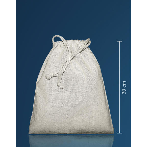 Bag with Drawstring - Natural