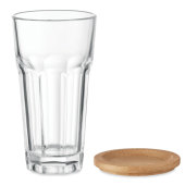 SEMPRE - Glas met bamboe deksel