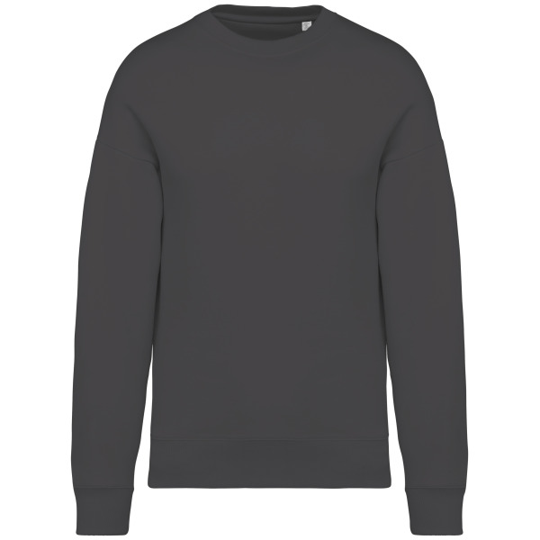 Ecologische oversized uniseks sweater met ronde hals Iron Grey 3XL