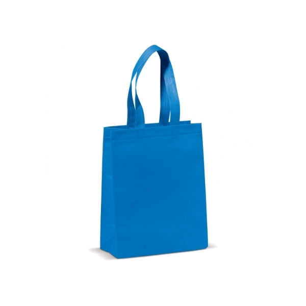 Carrier bag laminated non-woven small 105g/m² - Blue