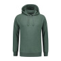 L&S Heavy Sweater Hooded Raglan for him forest green heather 3XL