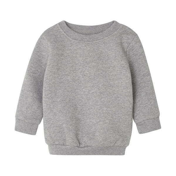 Baby Essential Sweatshirt - Heather Grey Melange - 6-12