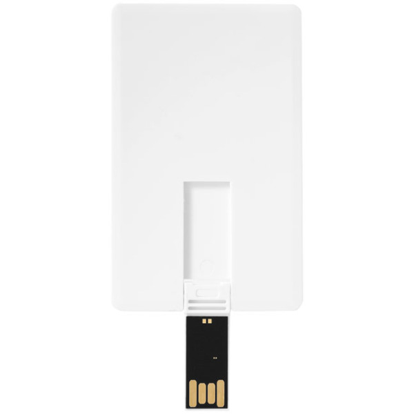 Slim creditcard-vormige USB 2GB - Wit