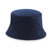 Reversible Bucket Hat - French Navy/White - L/XL