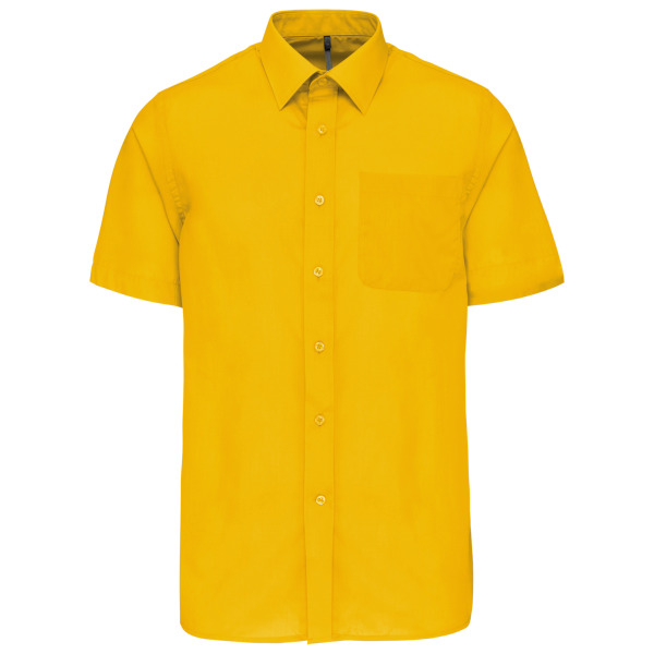 Ace - Heren overhemd korte mouwen Yellow XS