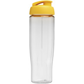 H2O Active® Tempo 700 ml drikkeflaske med fliplåg - Transparent/Gul