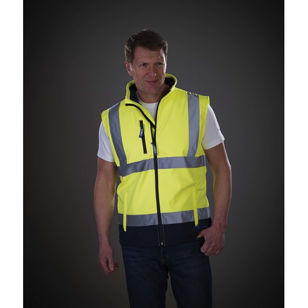 Signalisatiegilet van softshell