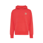 Iqoniq Yoho recycled cotton relaxed hoodie, luscious red (XL)