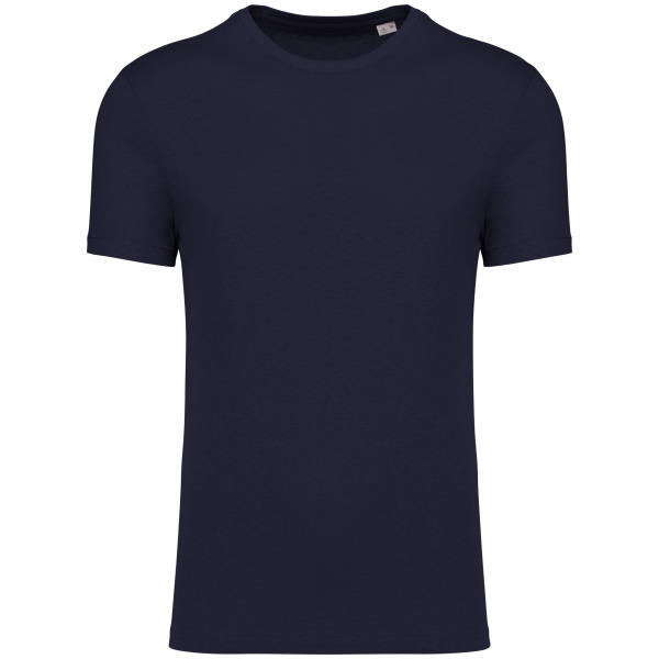 Uniseks bio katoen T-shirt met linnen - 150 gr/m2 Navy Blue 3XL