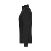 Ladies' Workwear Sweat-Jacket - SOLID - - black - 4XL