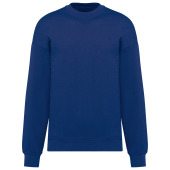 Ecologische oversized uniseks sweater met ronde hals True Indigo XS