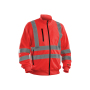 Sweatshirt met rits High Vis