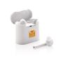 Liberty wireless earbuds in charging case, white
