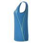 Ladies' Sports Tanktop - bright-blue/bright-yellow - XXL