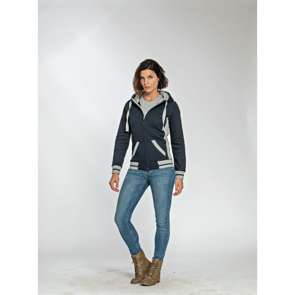 L&S Heavy Sweater Hooded Cardigan for her