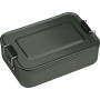 Aluminium lunch box with closure