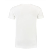 L&S T-shirt Crewneck cot/elast SS for him white XXL