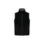 Met fleece gevoerde bodywarmer unisex Black / Grey XXL