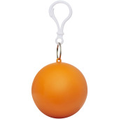 Xina regenponcho in bal met sleutelhanger - Oranje