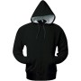 Hooded sweater met rits Black XL