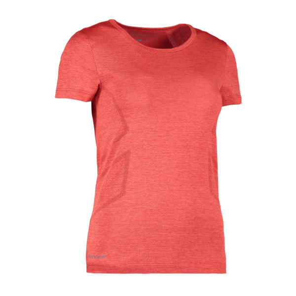 GEYSER T-shirt | seamless | women - Red melange, S